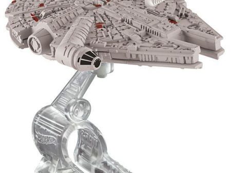 Hot Wheels Star Wars The Force Awakens Starship, Millennium Falcon Die-Cast Vehicle Online now