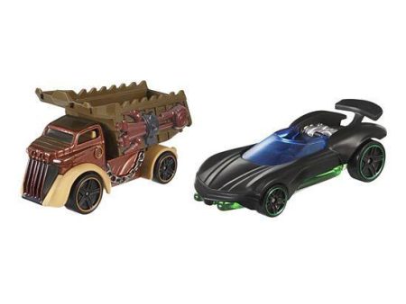 Hot Wheels Star Wars Character Car 2-Pack Luke Skywalker and Rancor Cheap