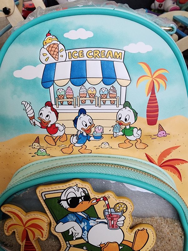 Loungefly Disney Donald Duck 90th Anniversary A Summer Day at the Beach Backpack Supply