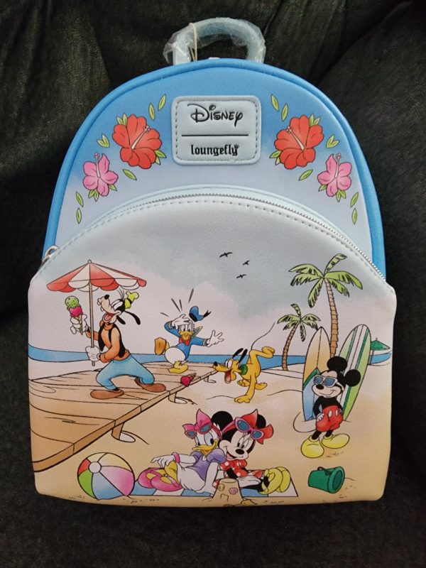 Loungefly Disney Mickey and Friends a Summer Day at the Beach Backpack Discount