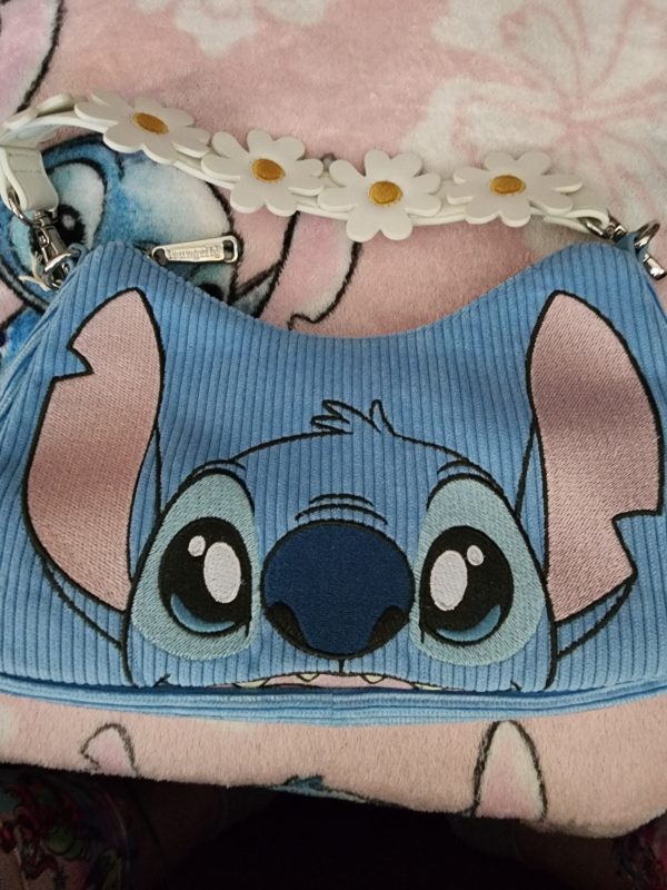 Loungefly Disney Stitch Floral Crossbody Bag For Sale